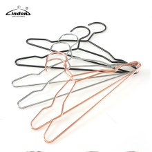 Non Slip Rose Gold Kids Metal Wire Hanger for Clothes